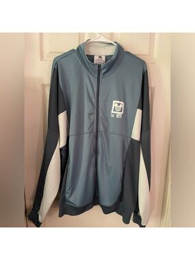2022 Disney Parks Walt Disney World Blue Zip Track Jacket Spirit Jersey XL